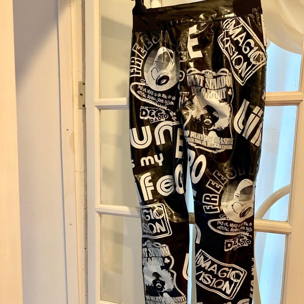 Vintage d&g graffiti pants